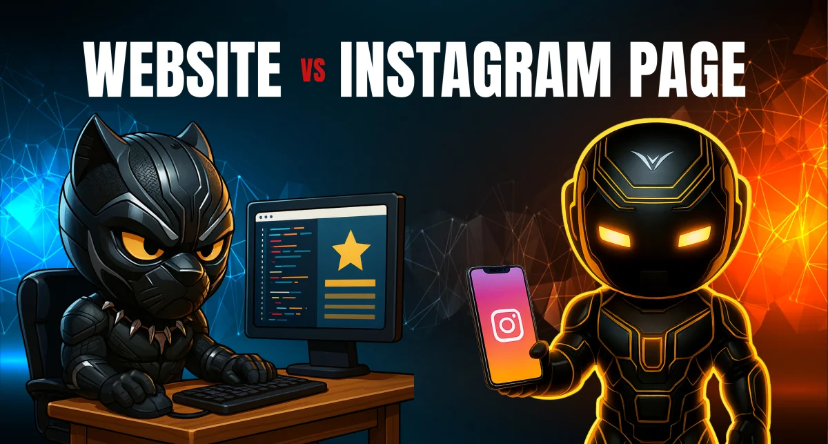 Website vs Instagram Page: What Should You Build First?